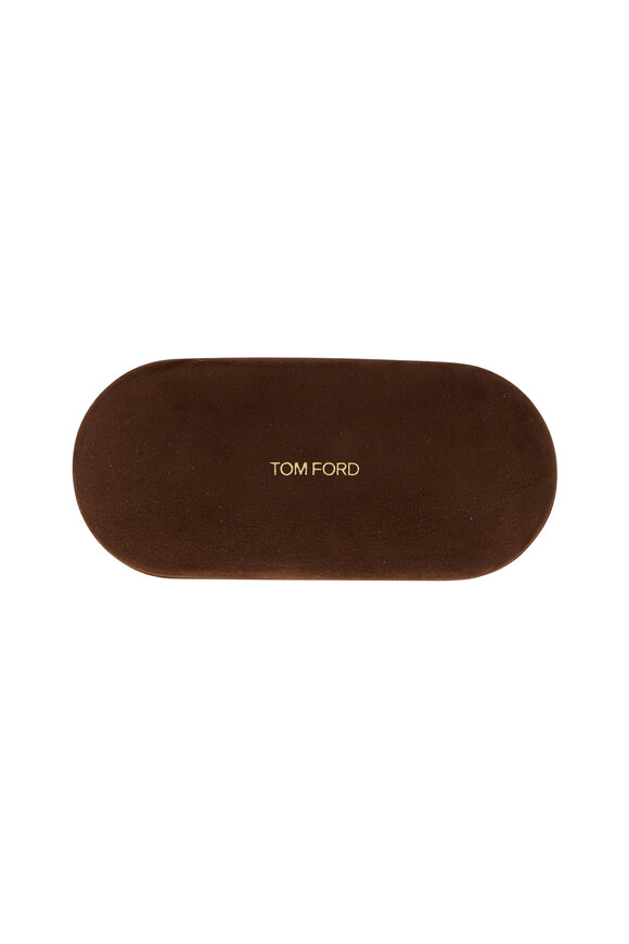 Tom Ford Eyewear - Simona Shiny Black Cat Eye Sunglasses