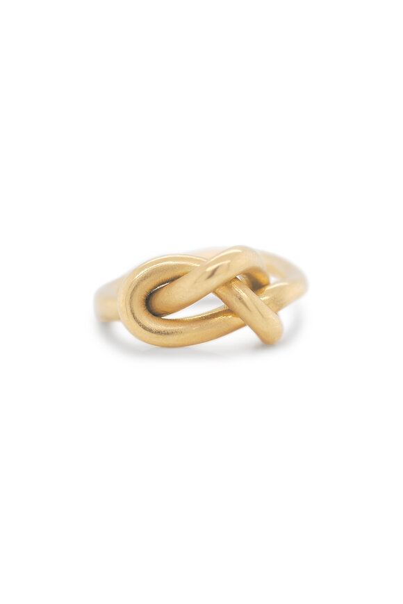 Kali Zoe 18k Yellow Gold Large Love Knot Ring