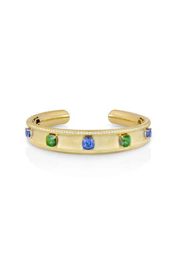 Paul Morelli 18k Yellow Gold Medium Gallant Cuff - view 1