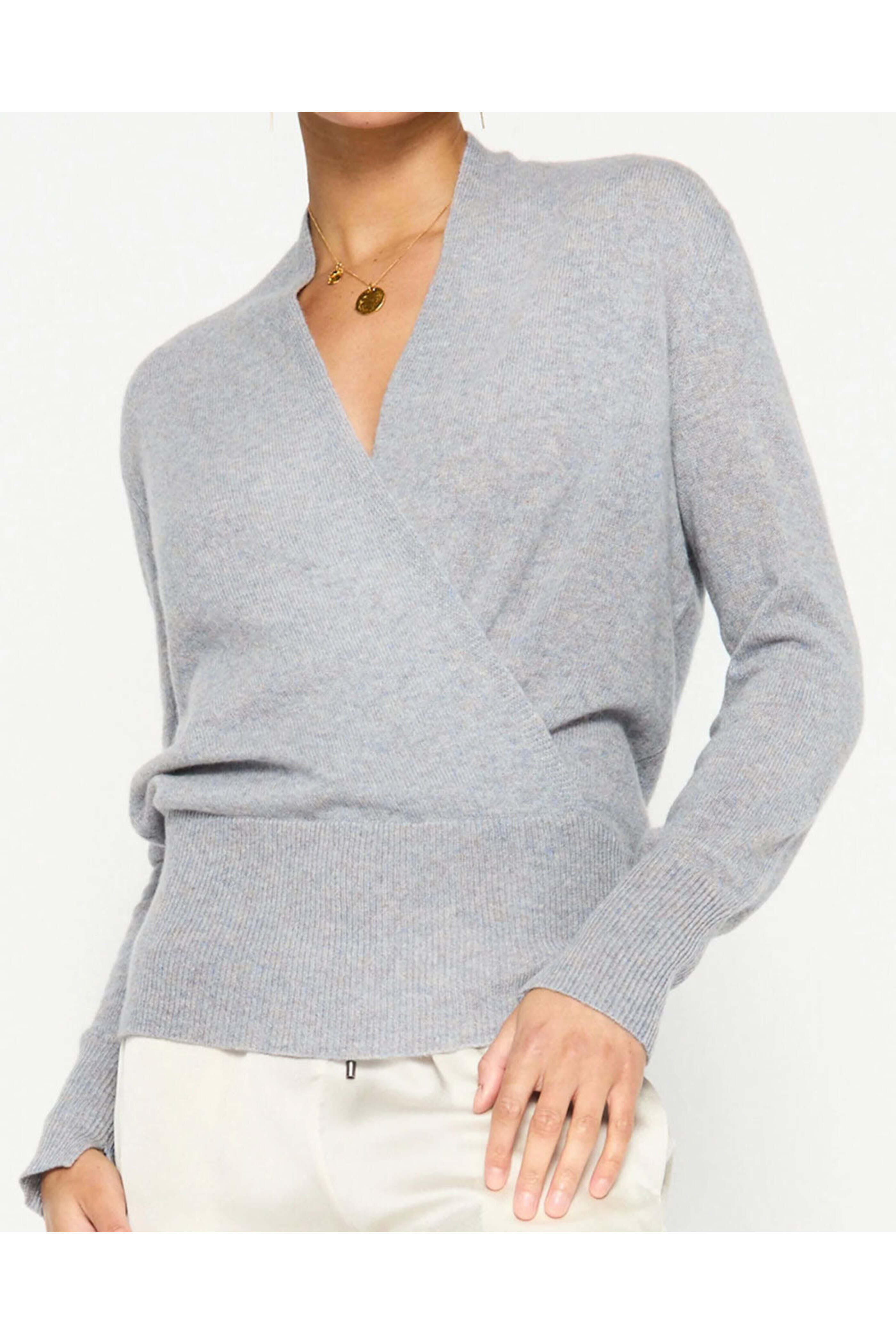 Brochu Walker - Isla Blue Phinneas Wrap Sweater