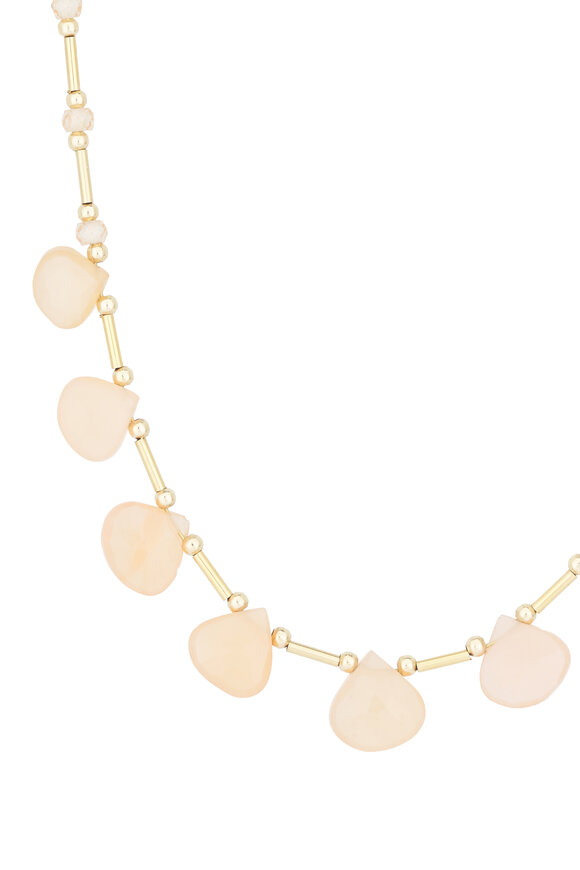 Cristina V. Moonstone Brio Bar Necklace - view 2