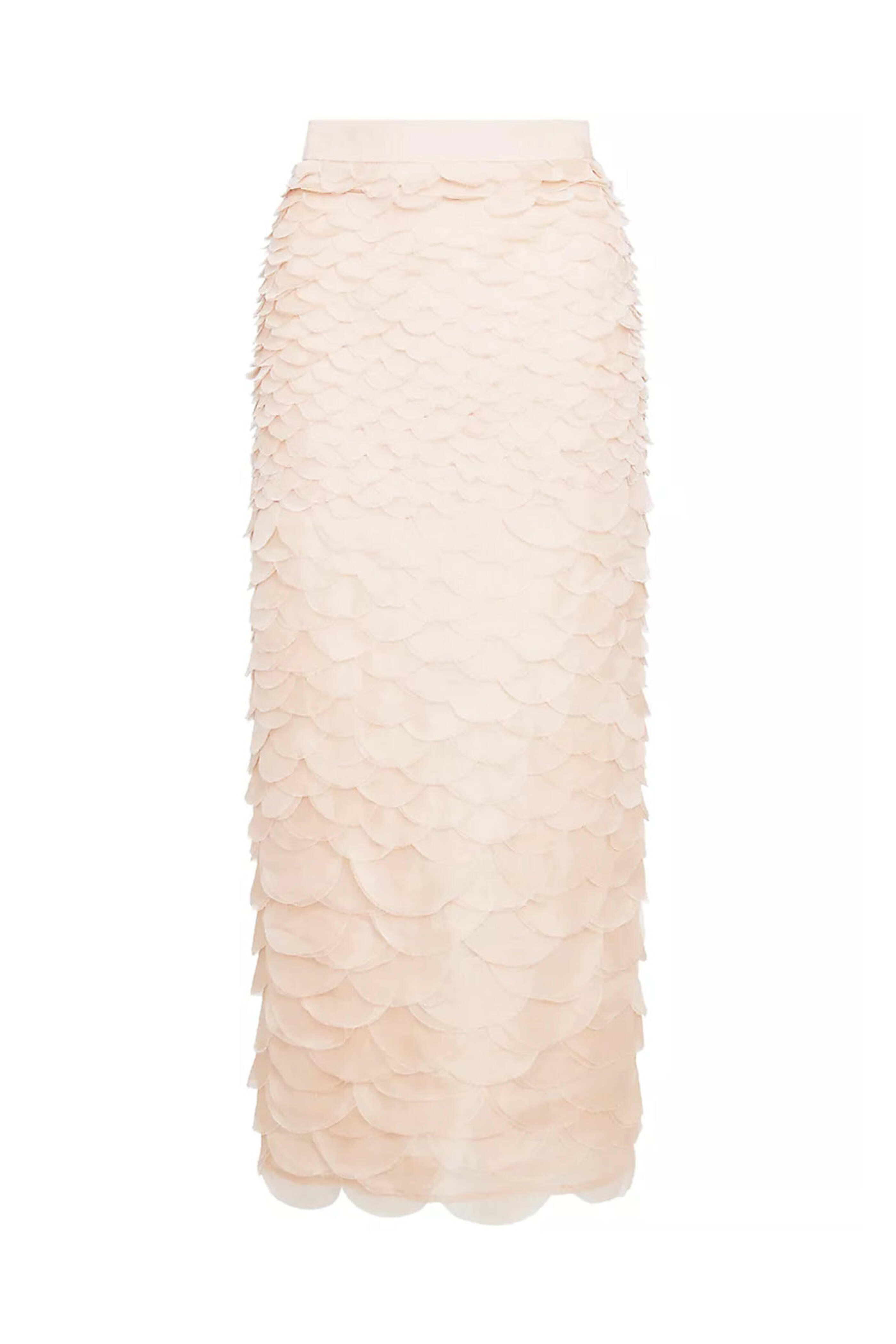 TWP - Sylkie Khaki Fishscale Skirt
