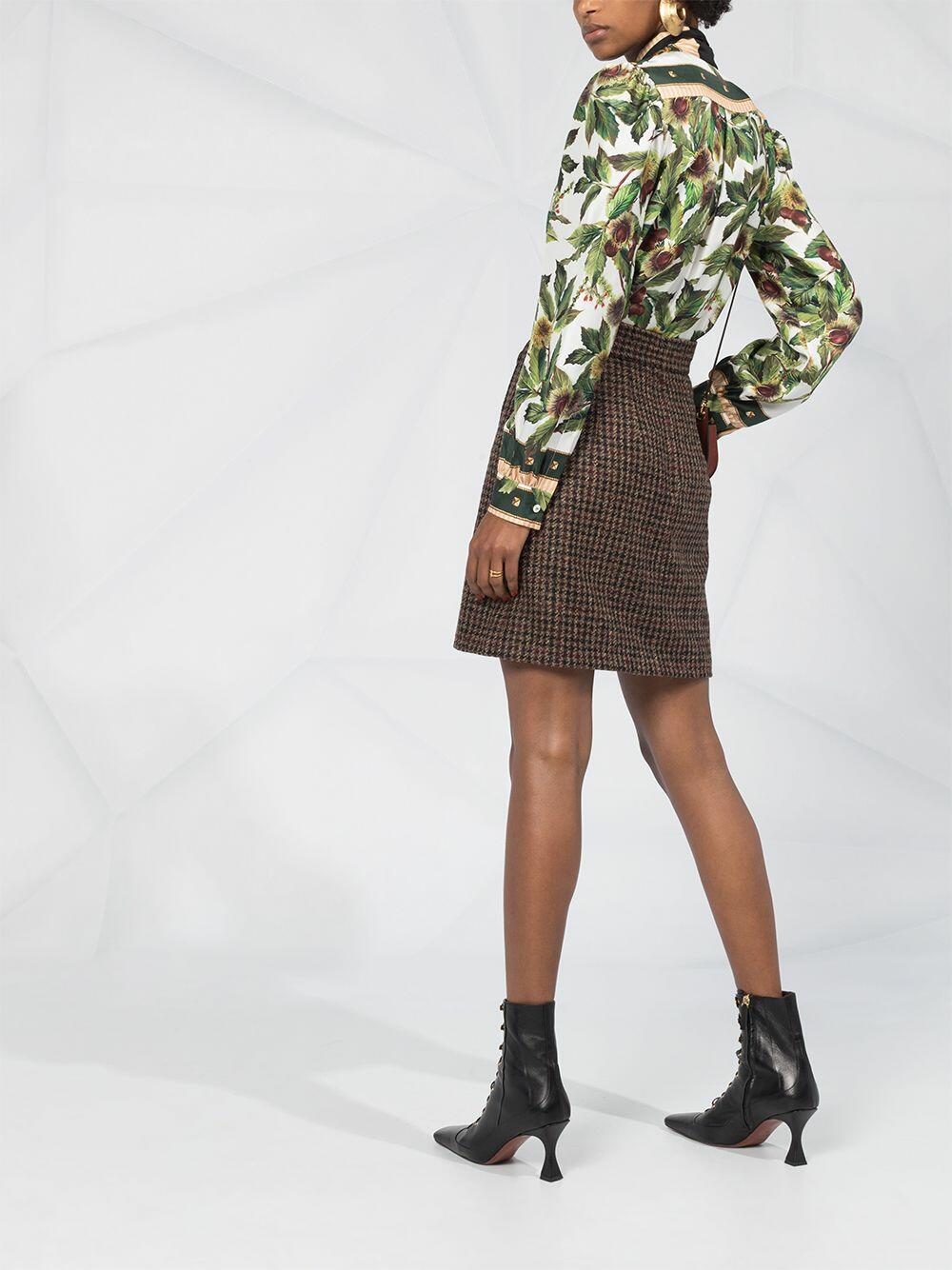 ミニスカート DOLCE & GABBANA FUCHSIA TWEED MINI SKIRT Eco Claudia Tweed Mini Skirt | GUESS