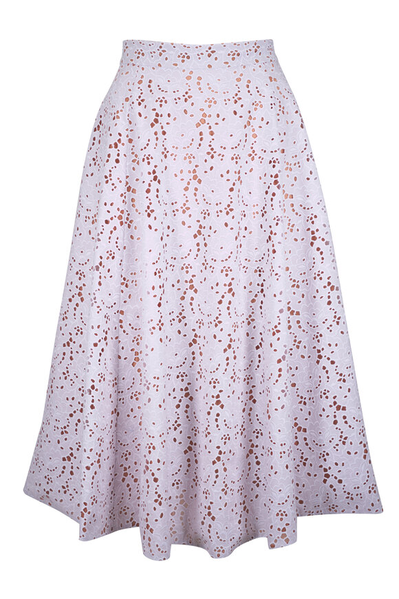 3.1 Phillip Lim - Utility White Poplin Midi Skirt