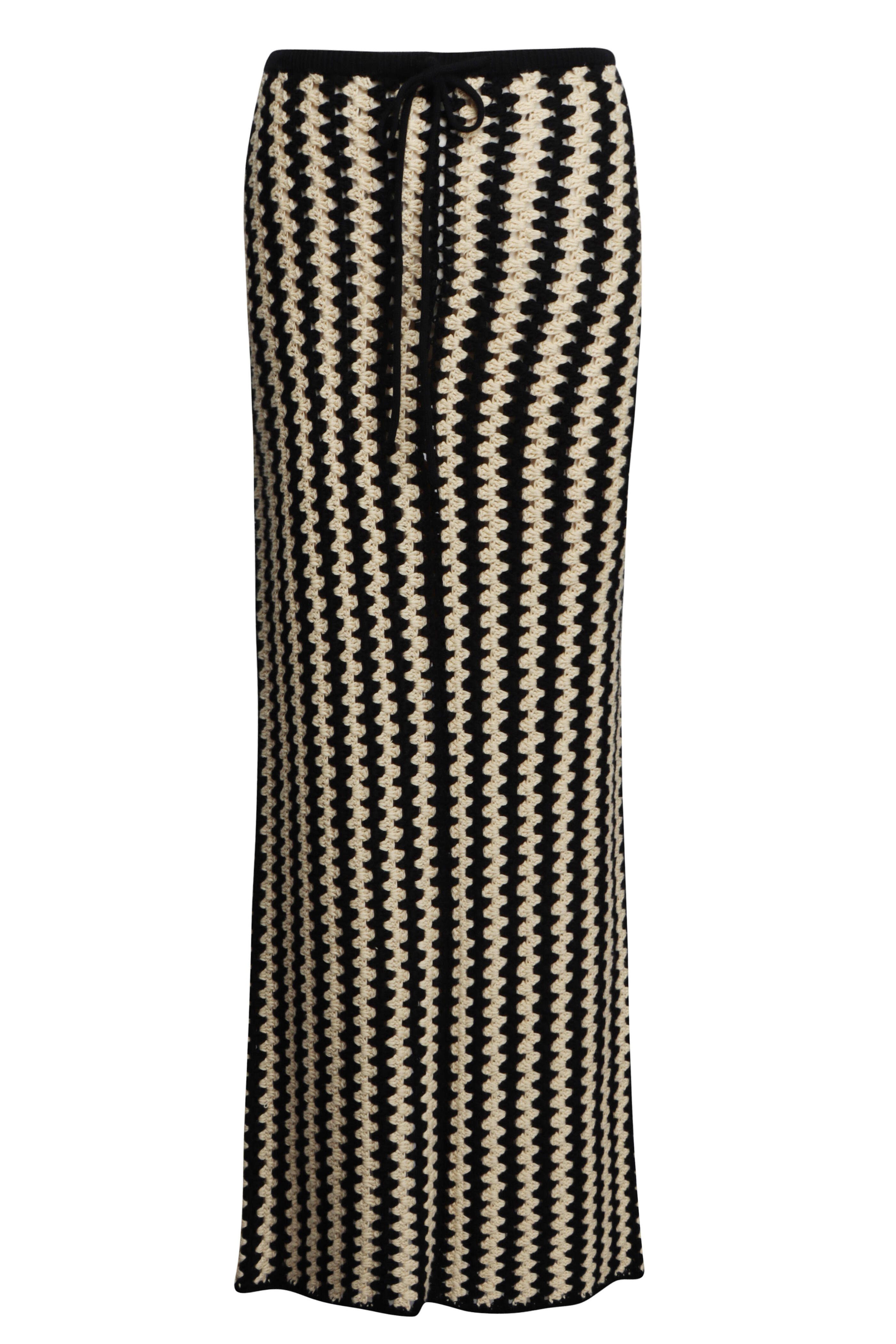 Malene Birger - Raze Black & Off White Crochet Skirt