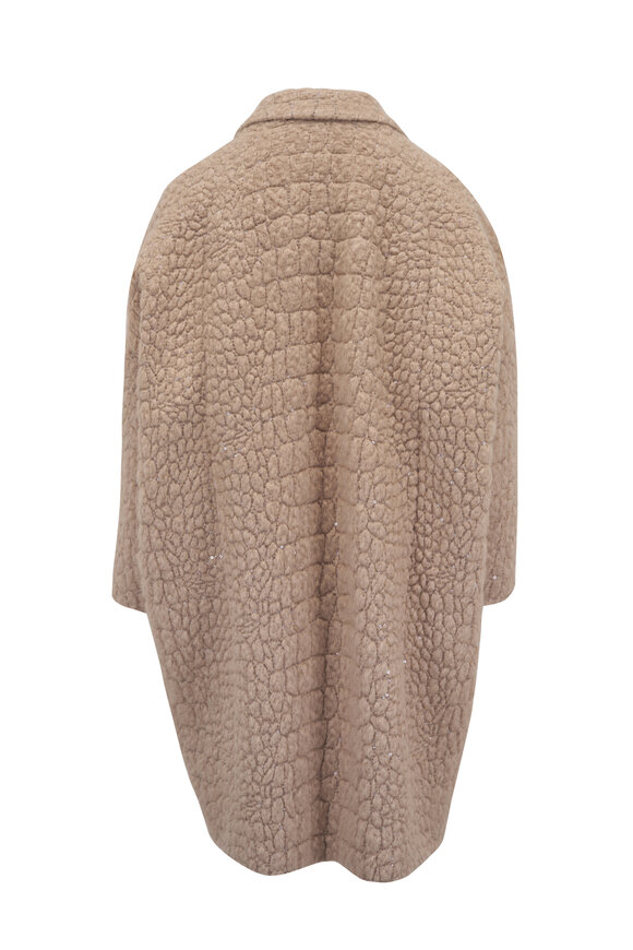 Brunello Cucinelli Embroidered Paillette Overcoat - view 5