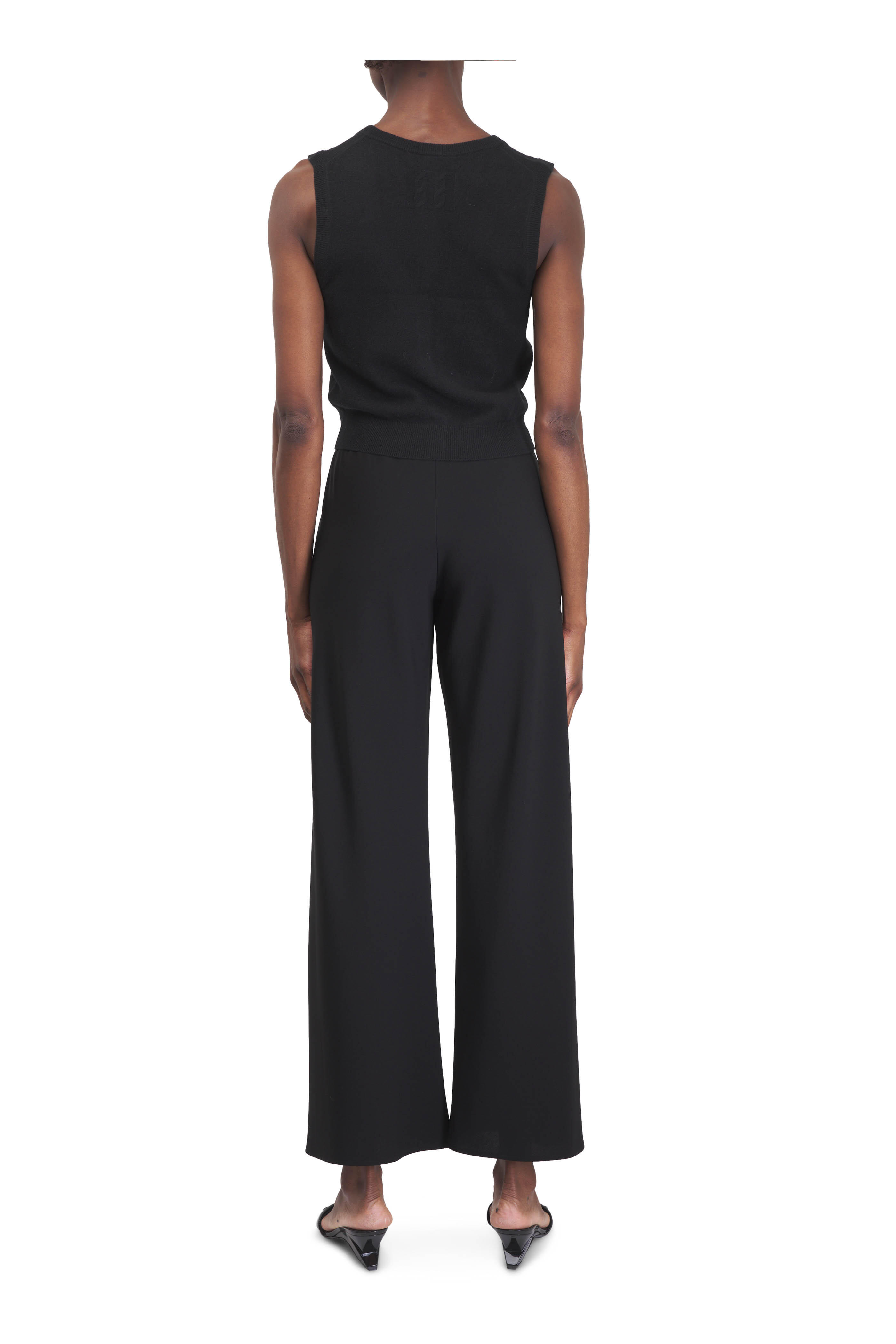 Nili Lotan - Porter Black Cashmere Sweater Vest