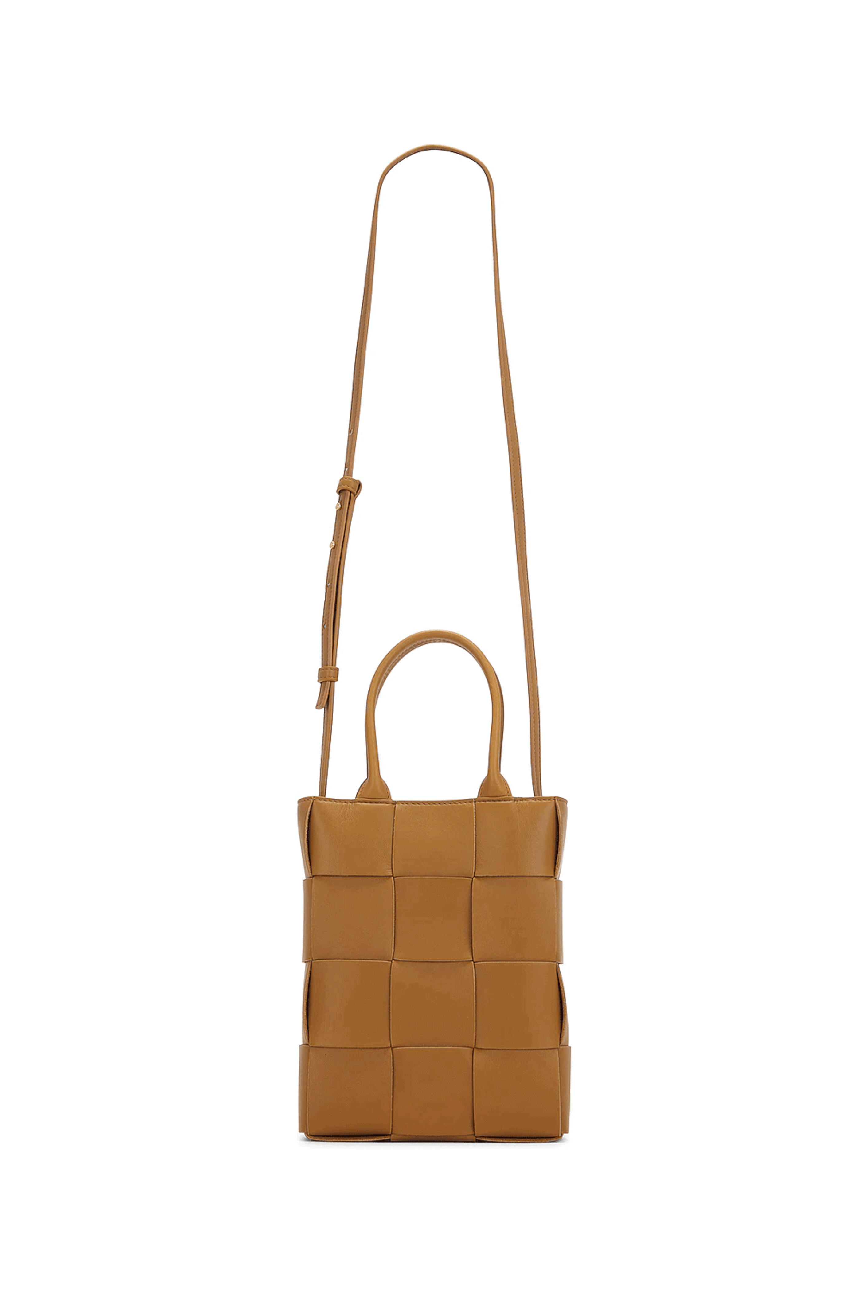 Bottega Veneta - Mini Cassette Tote in Camel
