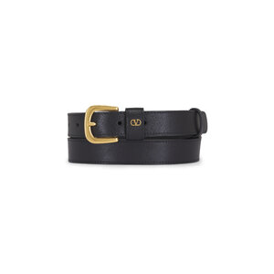 【関税&送料込】Valentino Garavani Caramel Leather Vlogo Bel Valentino Garavani Vlogo Signature Deep caramel belt