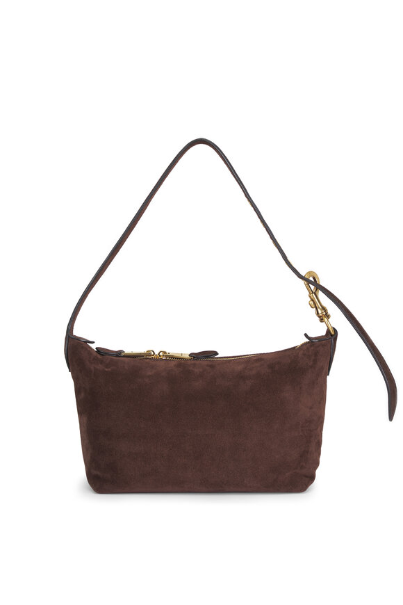 Miu Miu Spirit Brown Suede Shoulder Bag - view 3