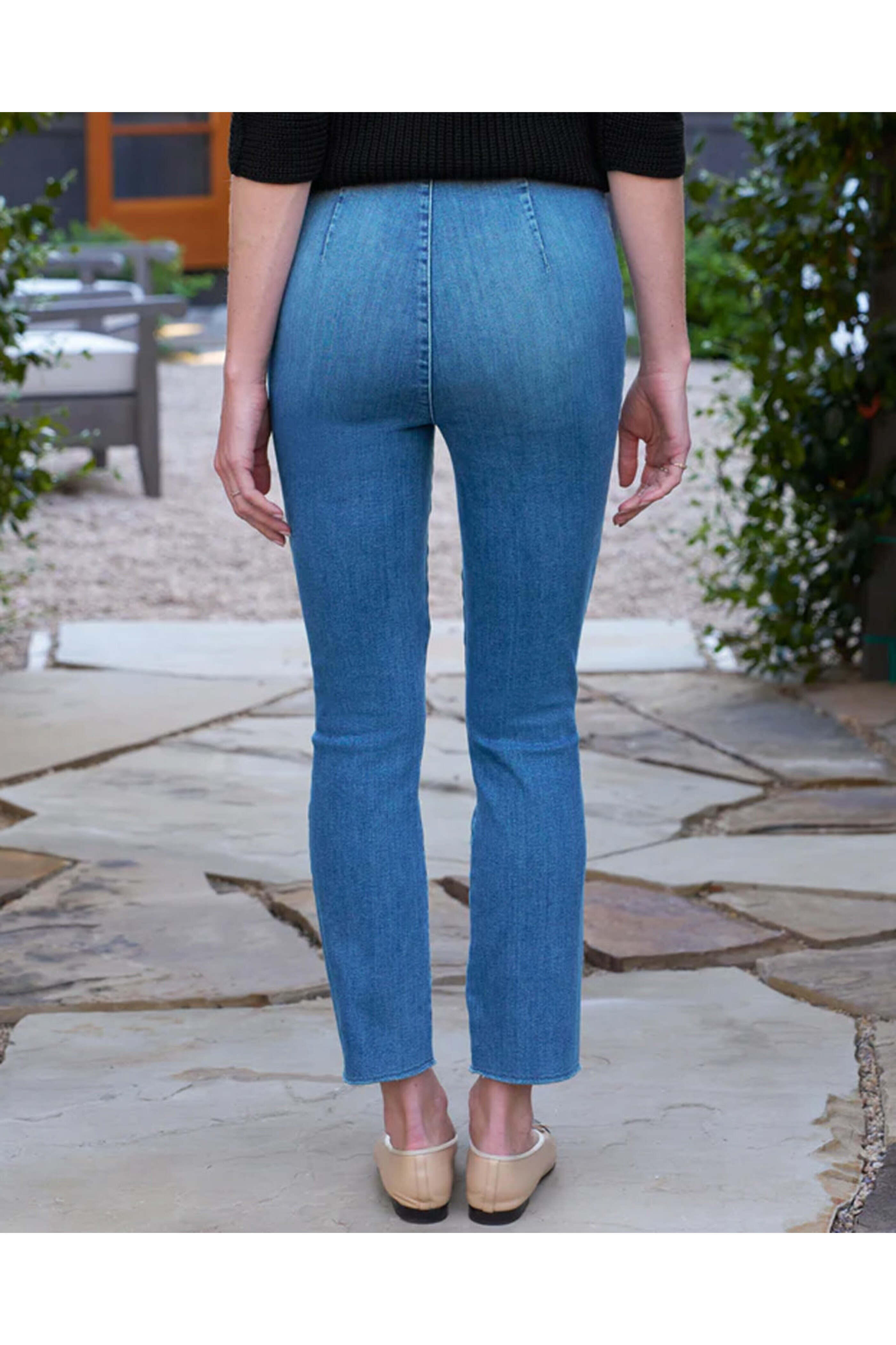 Frank & Eileen - Derry Illusion Denim Pant in Medium Wash