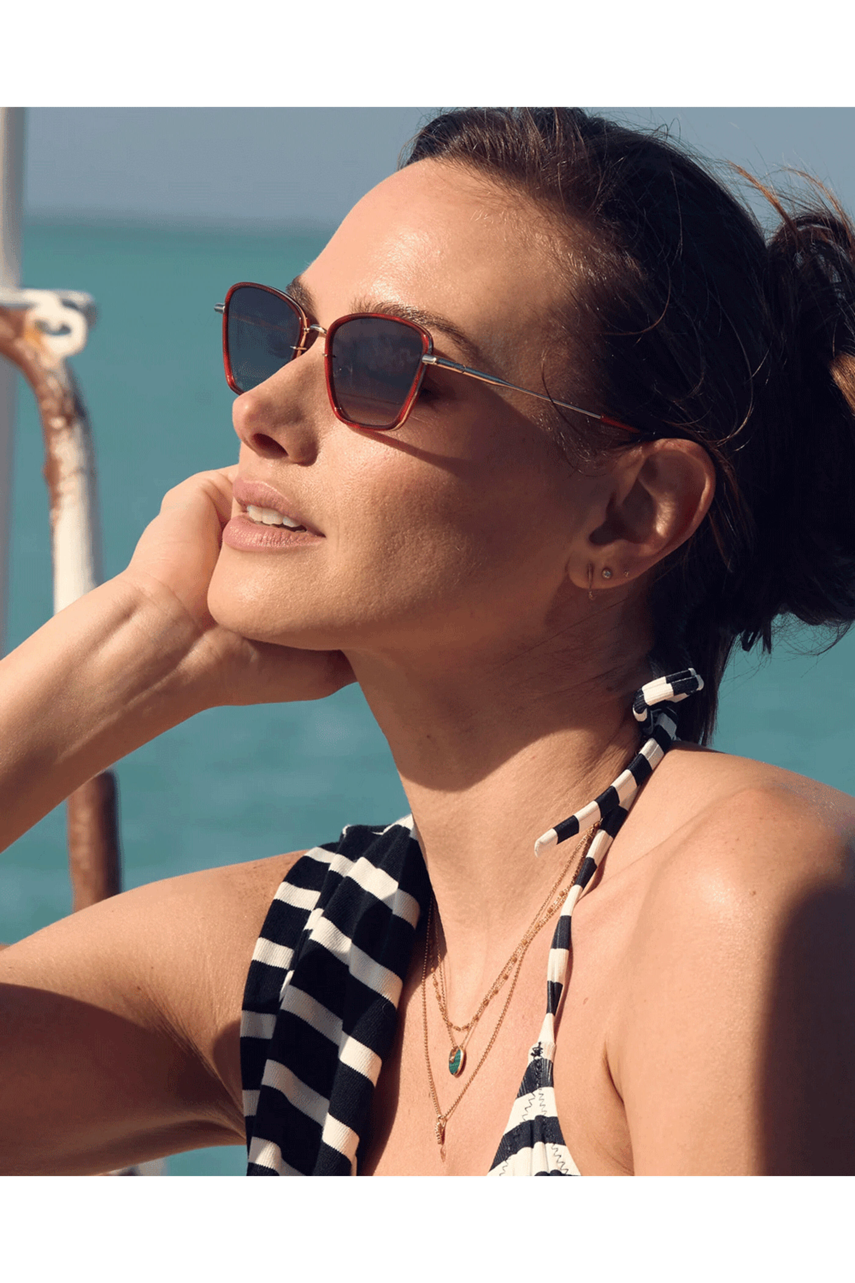 Krewe - Bella Sunglasses in Sangria