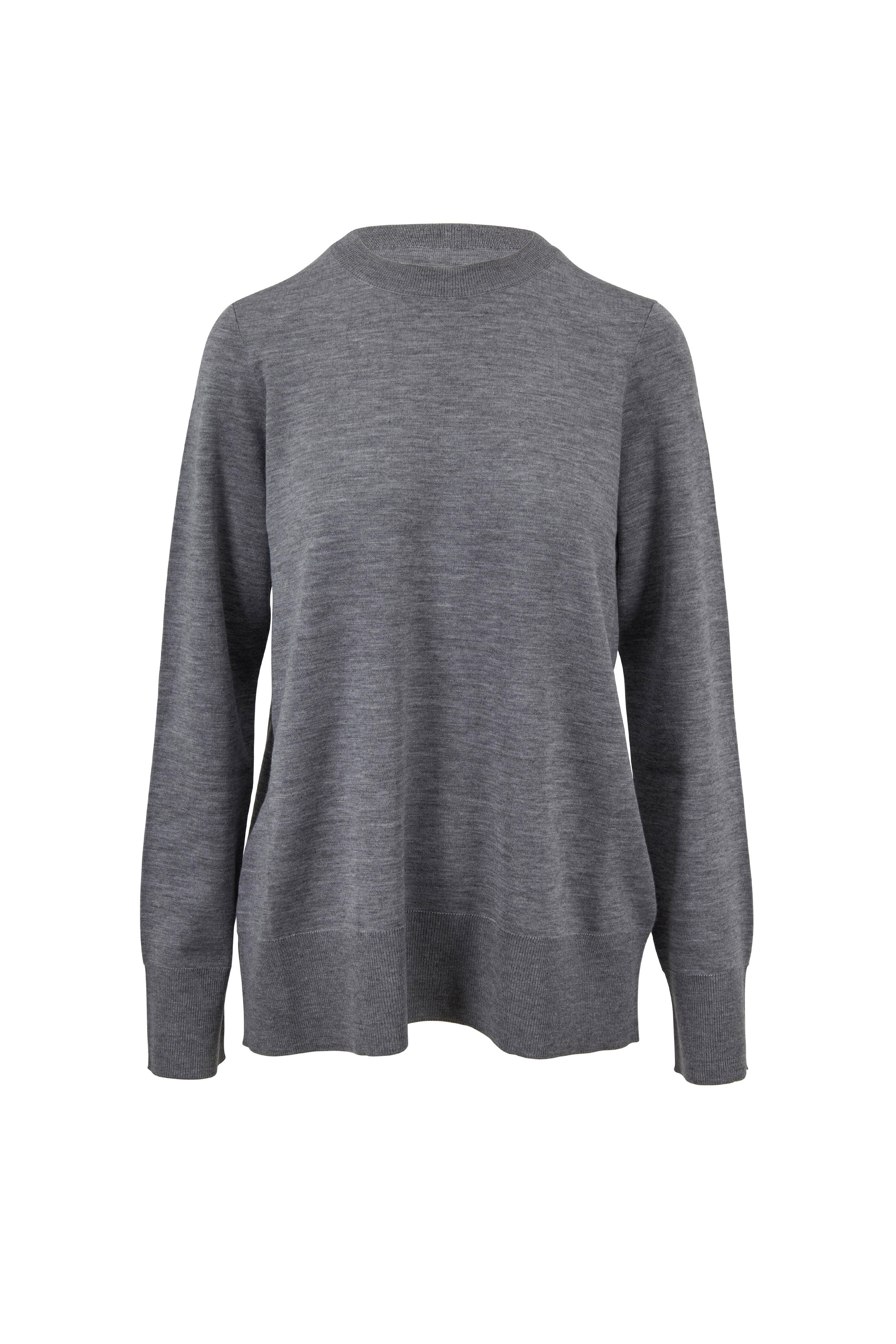 The Row - Sebellia Medium Gray Knit Cashmere Sweater