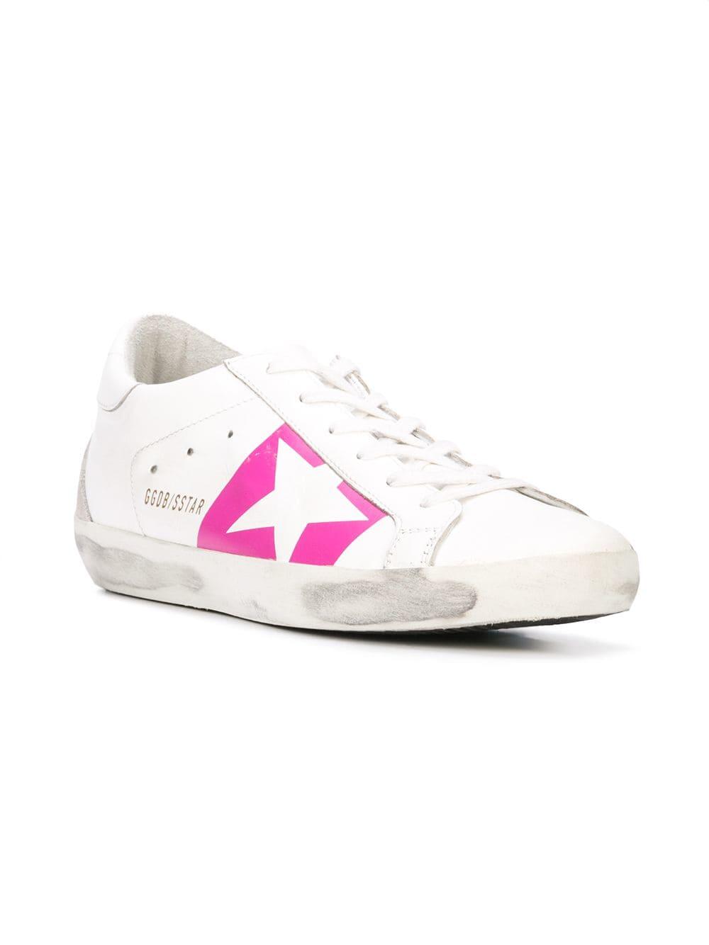 GOLDEN  SUPERSTAR スニーカー ピンク Golden Goose Women's Superstar White & Pink Leather Sneakers
