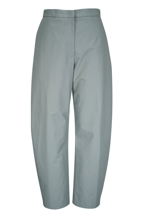 Jil Sander Celadon Cropped Tapered Leg Pant