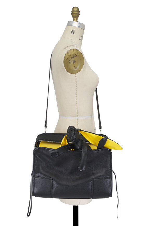 Loewe Large Amazona 180 Lazy Dog Leather Top Handle Bag - view 9
