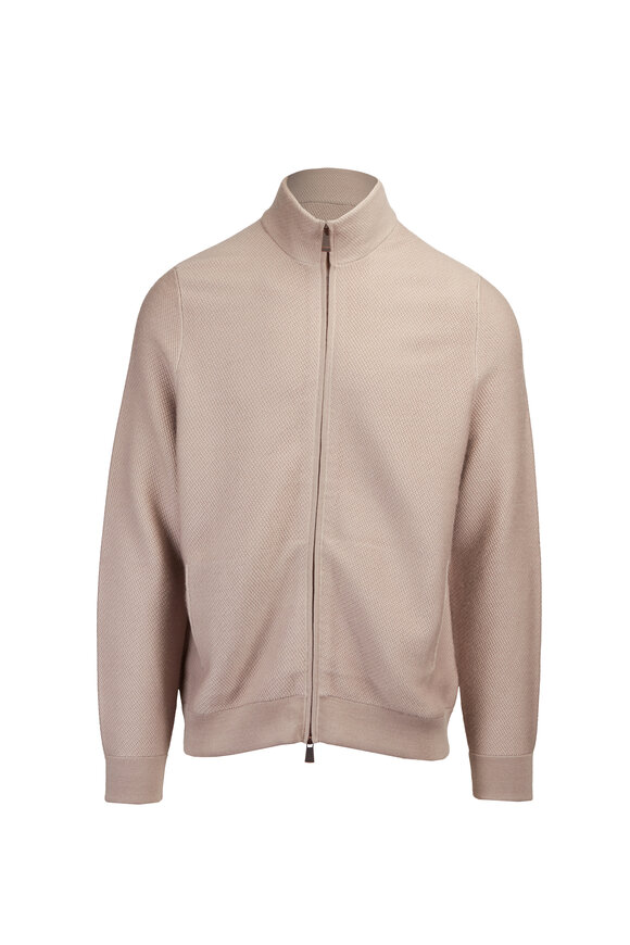 Colombo Ardoise Beige Full Zip Cardigan - view 1