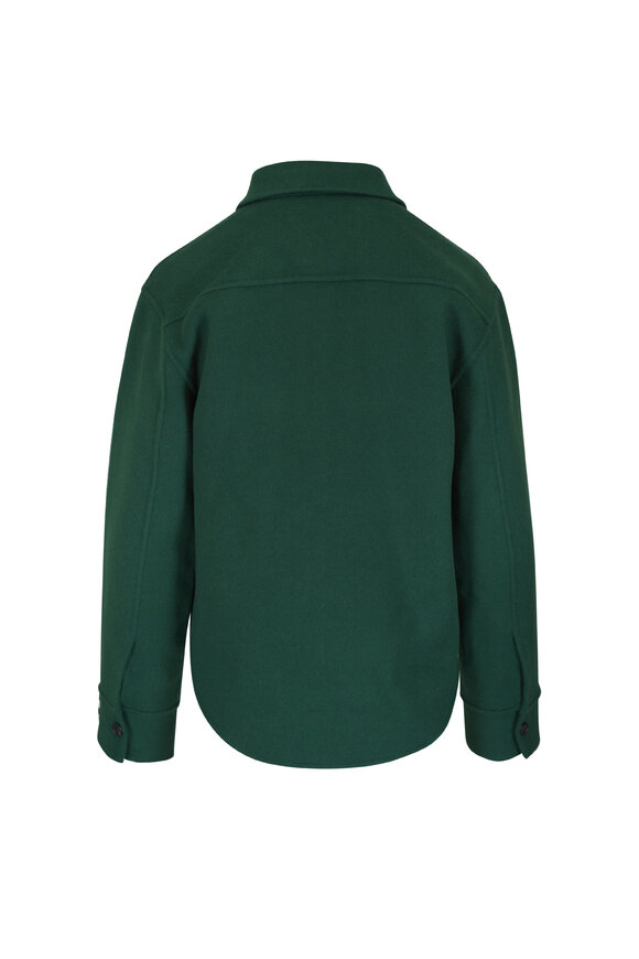 Odeeh Juniper Double Faced Wool & Cashmere Shirt - view 2