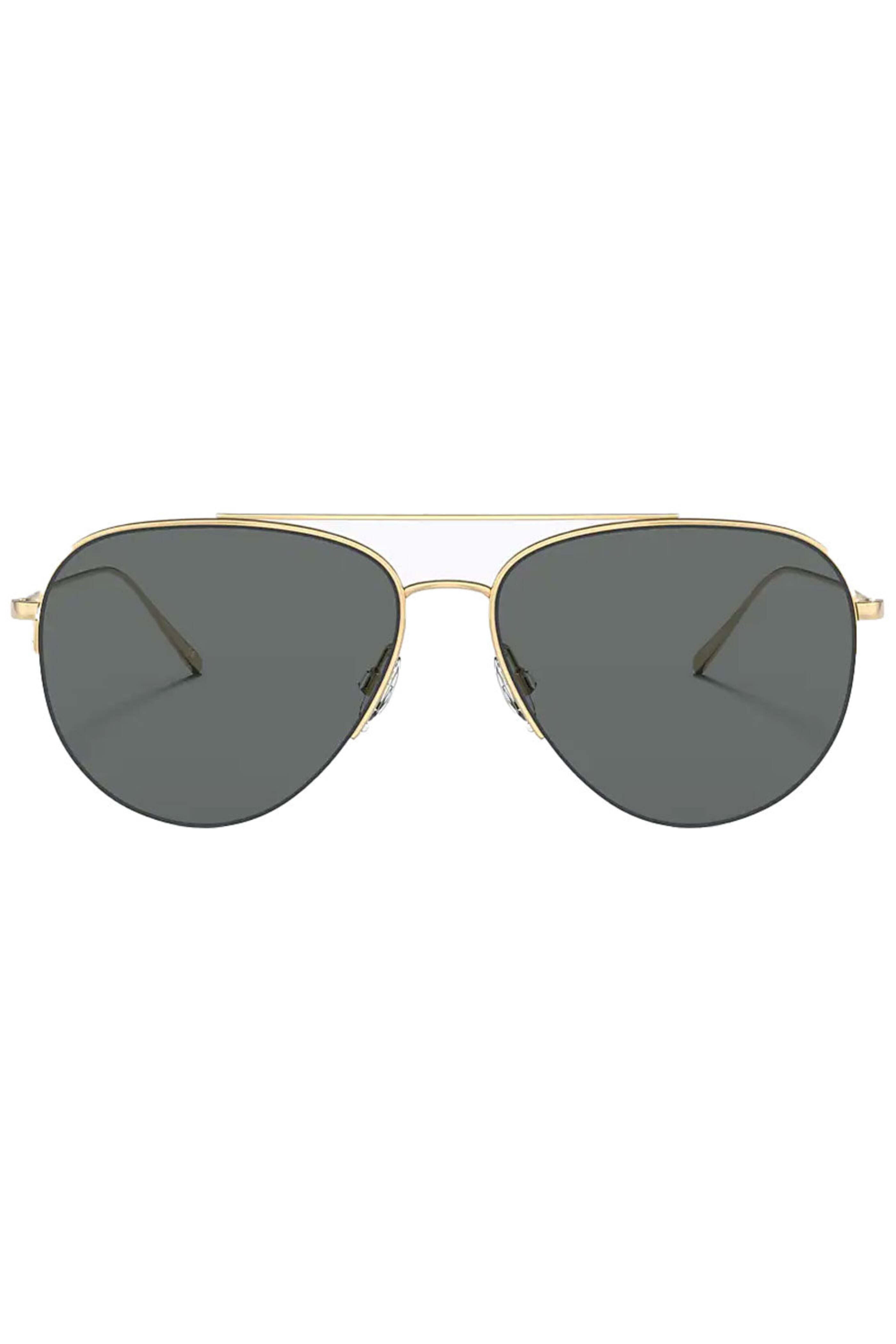Oliver Peoples - Cleamons Gold Polar Gray Lens Sunglasses