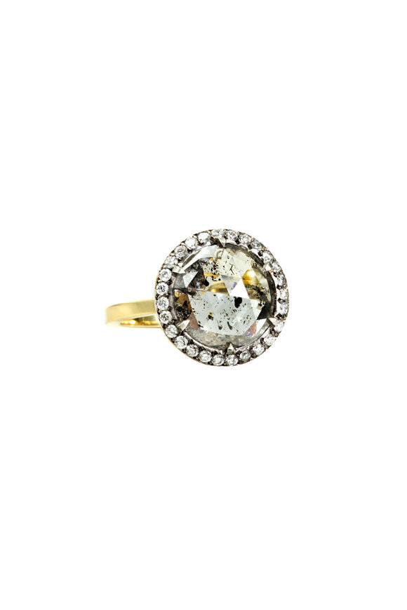 Sylva & Cie 18K Yellow Gold Rough Diamond Ring