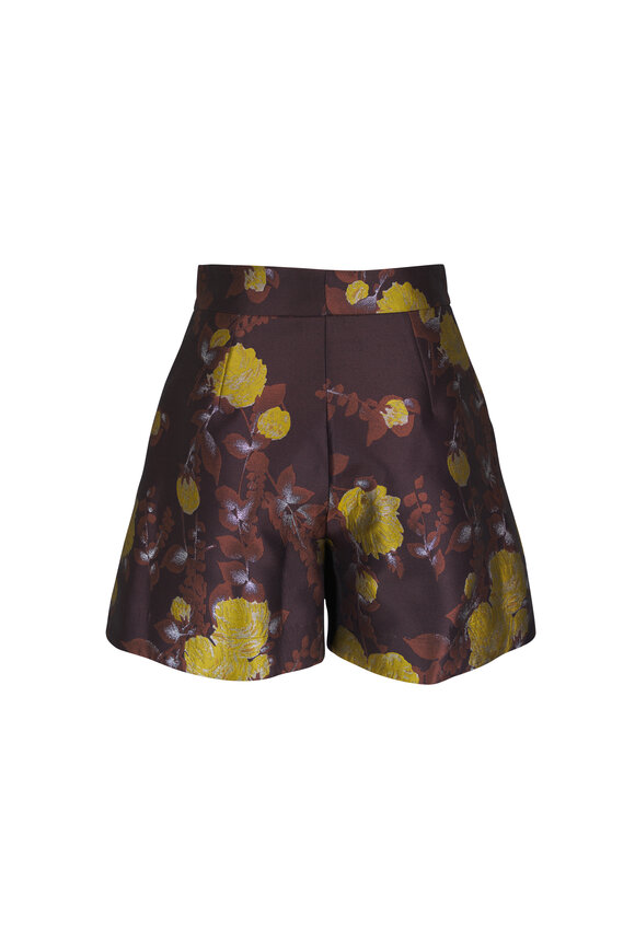 La DoubleJ Good Butt Devon Floral Jacquard Shorts - view 3