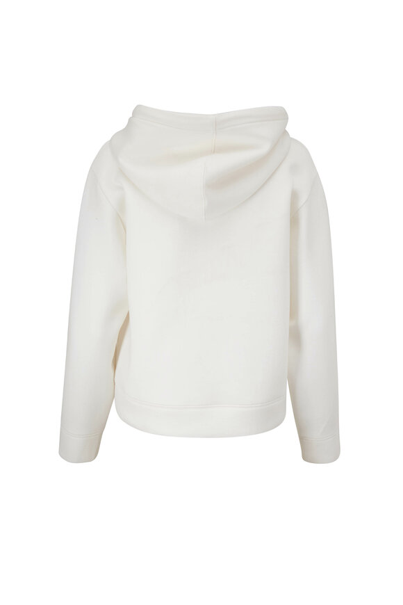 Vince - Optic White Half Zip Hoodie