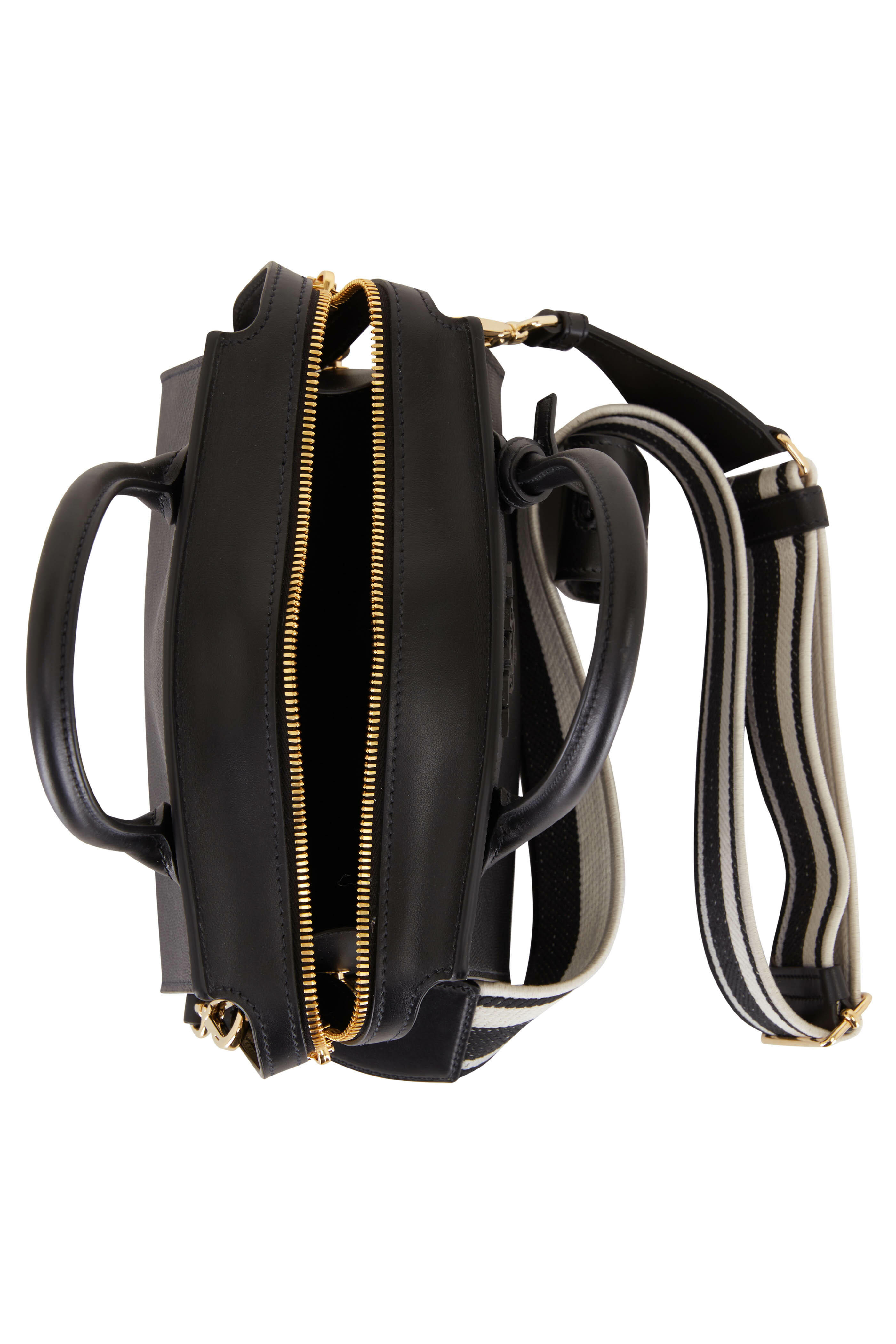 Black Saffiano Leather Handbag