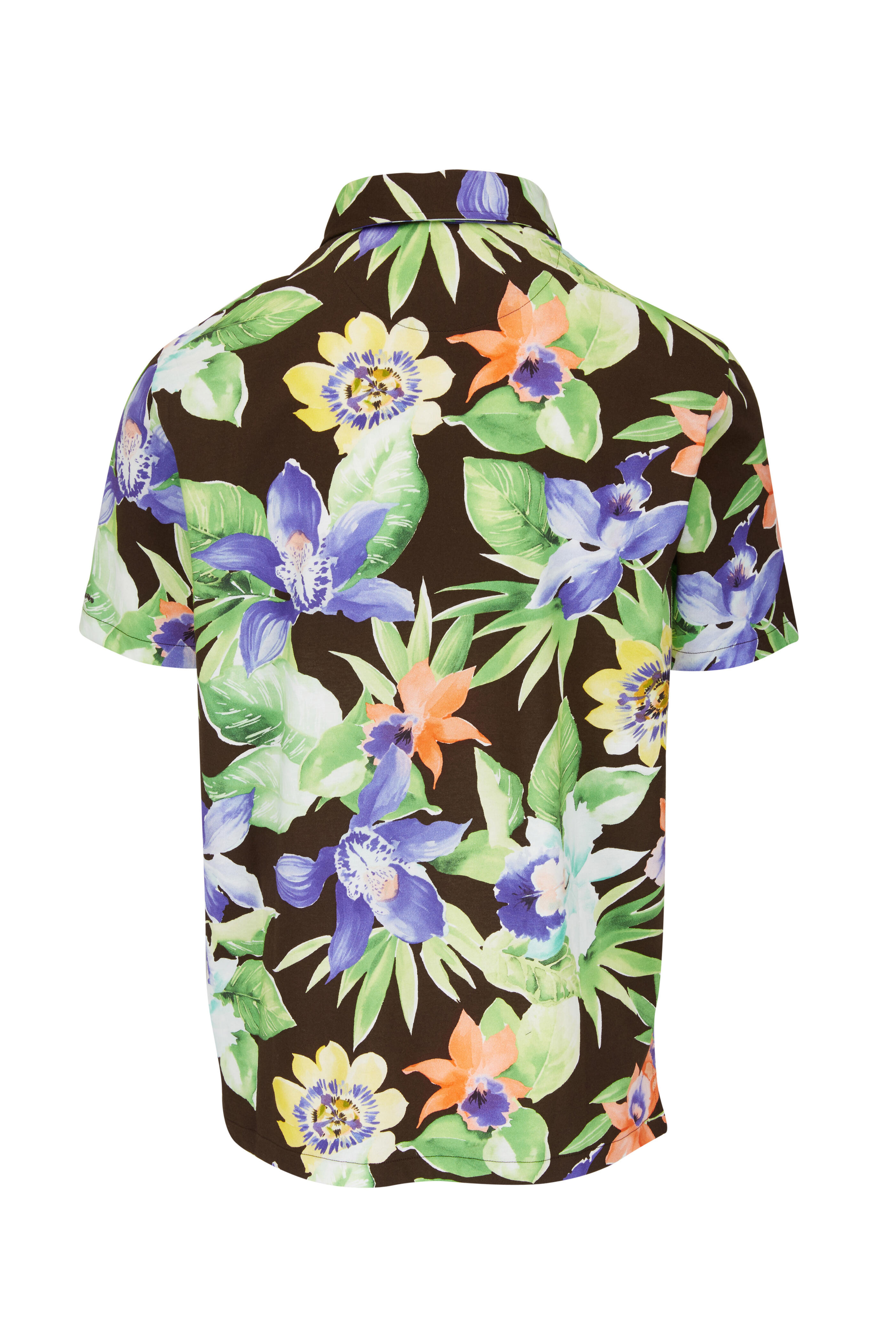 Tシャツ・カットソー Ralph Lauren Ralph Lauren Purple Label Johnny Polo Ralph Lauren Purple Label - Safari Choppa Slim Paisley Piqué