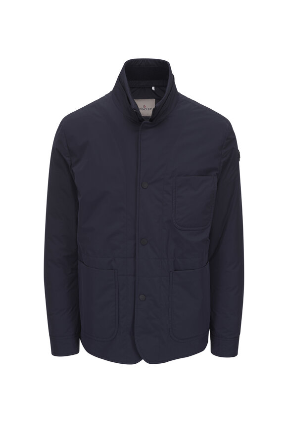 Moncler - Keralle Gray Nylon Jacket | Mitchell Stores