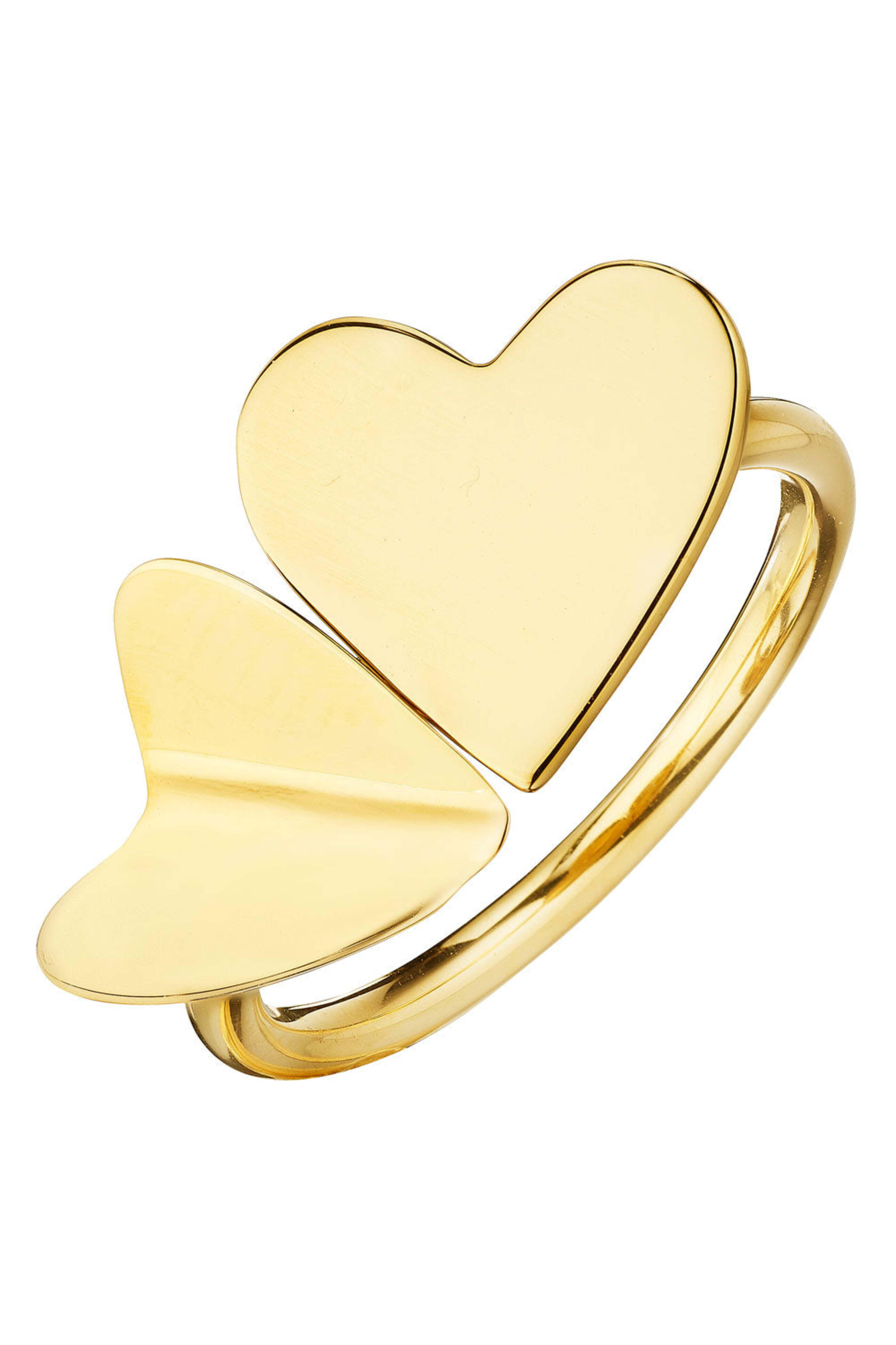 Cadar - Yellow Gold Double Fold Wings of Love Ring