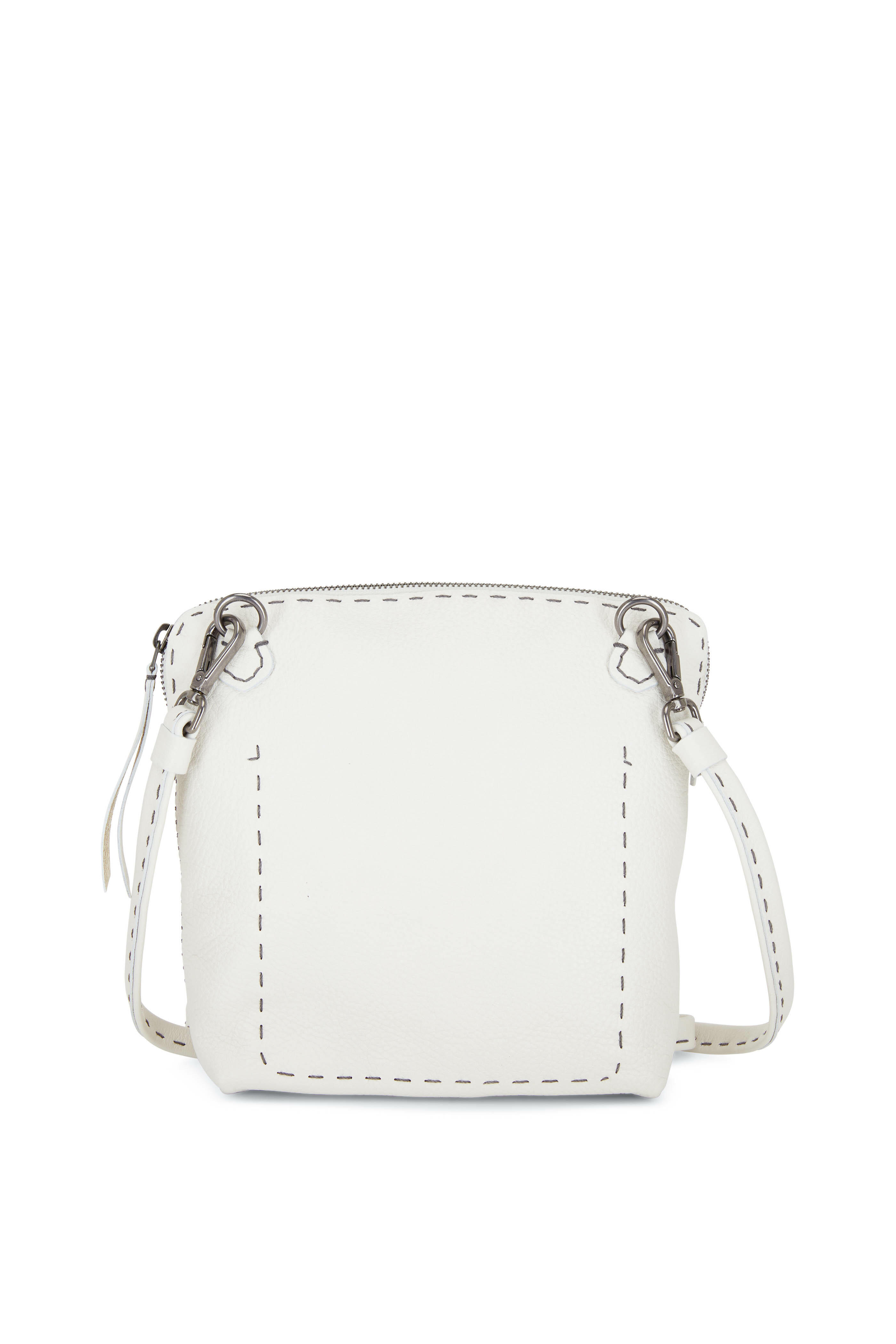 Henry Beguelin - Imbuto White Leather Small Crossbody Bag
