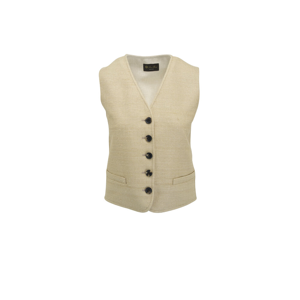 Loro Piana - Rob Sesame Silk Vest | Mitchell Stores