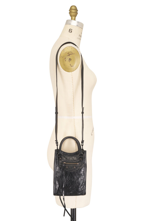 Balenciaga Le City Tote Black Phone Holder Crossbody - view 5