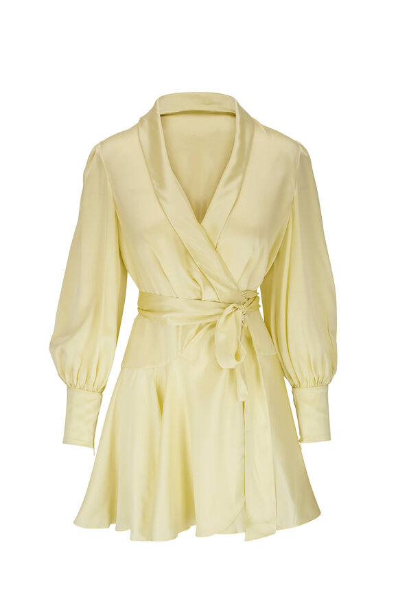 Wrap Tie Dress With Blouson Sleeves by Camilla Online