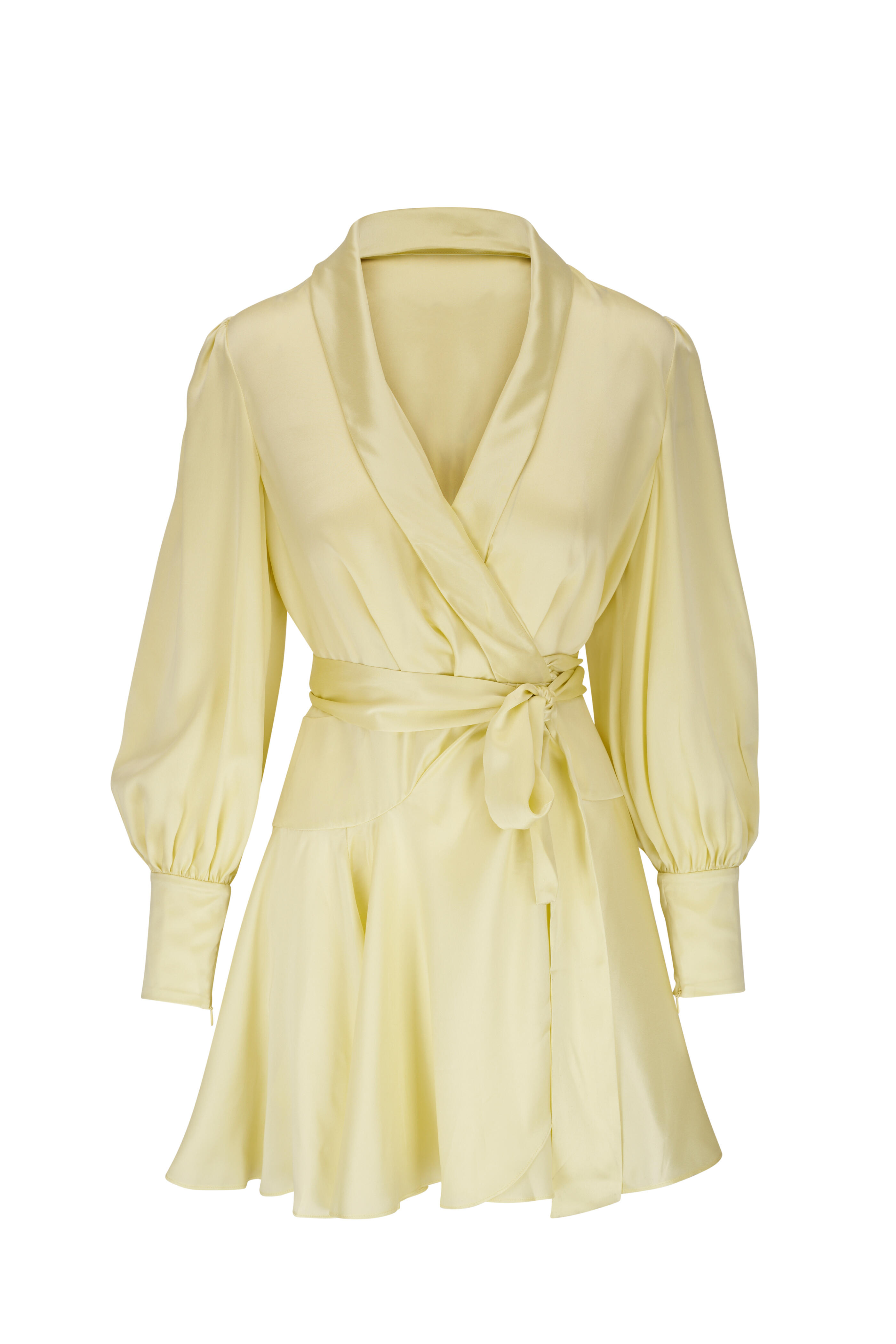 激安アウトレット処分市 | 激安通販のイーサプライ Zimmermann - Lemon Silk Wrap Mini Dress | Mitchell Stores スーツ・フォーマル・ドレス