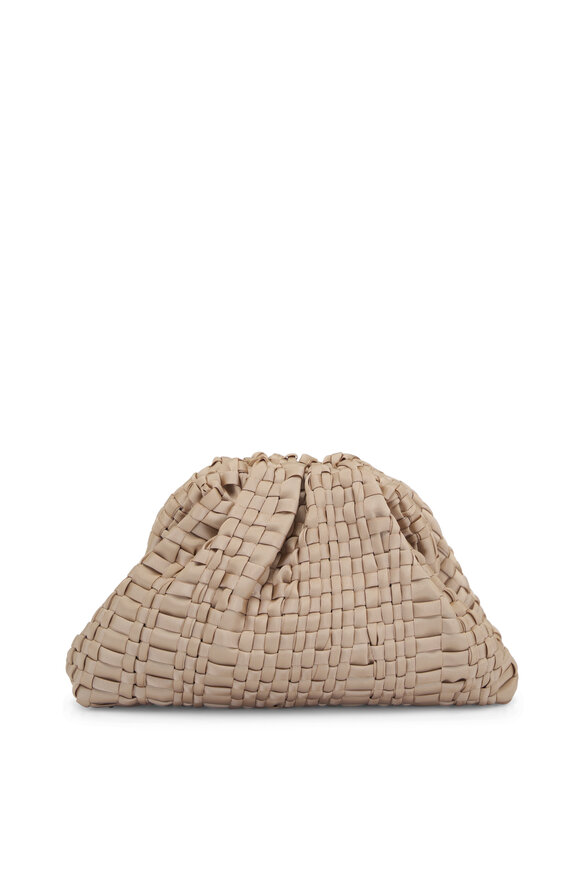 Maria La Rosa - Mini Game Biscotto Woven Ribbon Clutch 