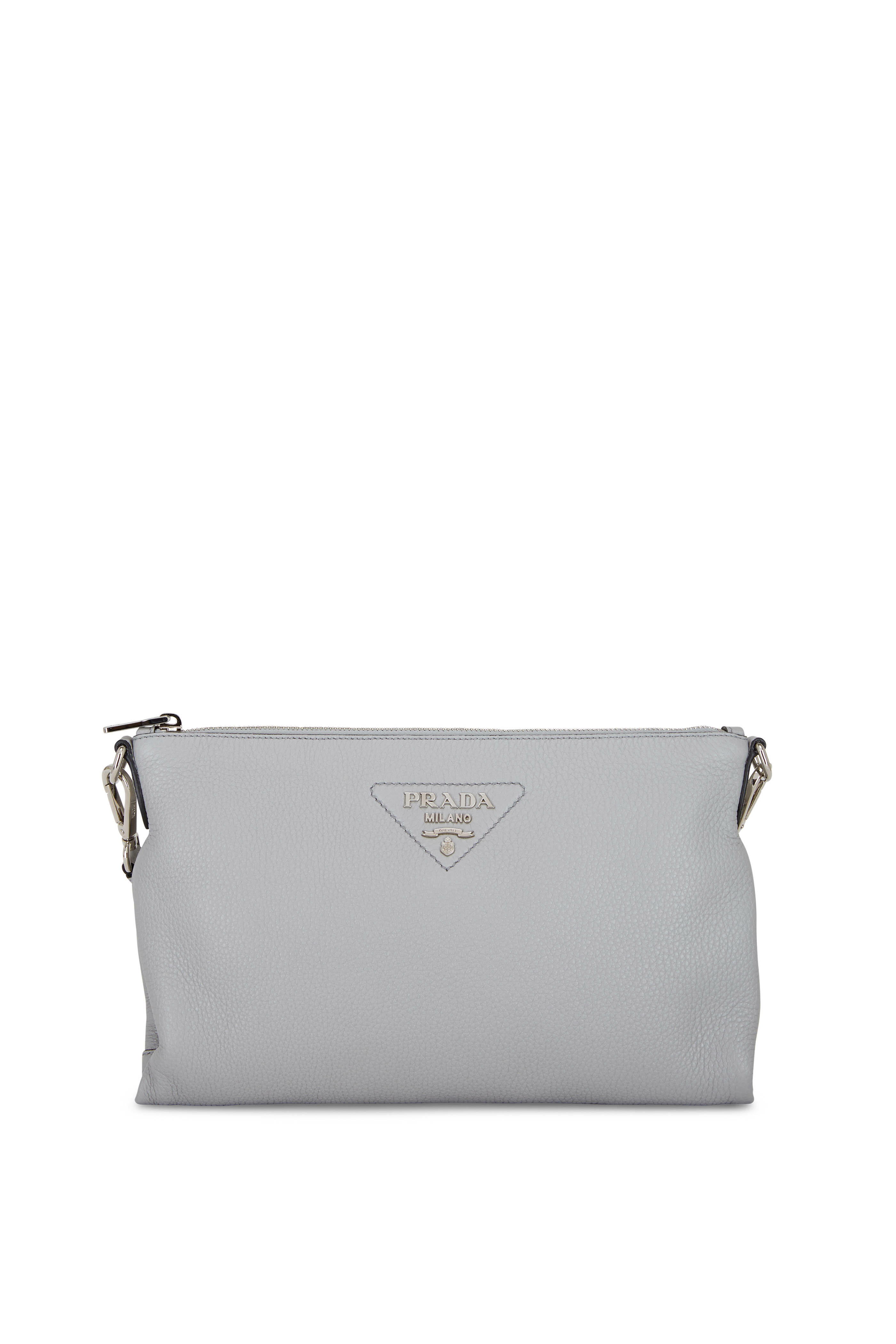 ★PRADA★ [Prada] SS25 shoulder bag 1BD362VOOB2M2T F0I55 Tan/Black Crochet and leather shoulder bag | PRADA