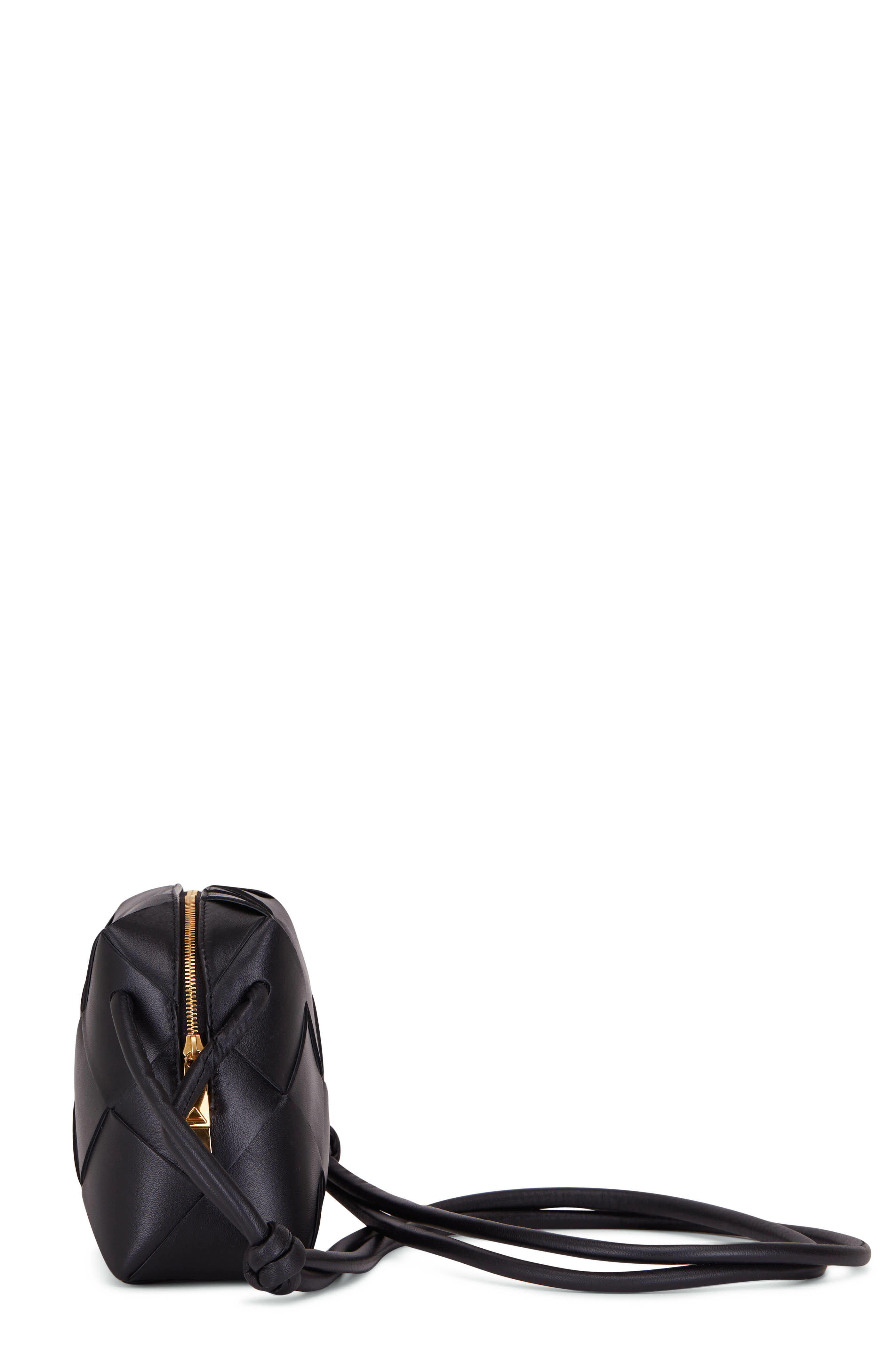 Bottega Veneta® Mini Loop Camera Bag in Black. Shop online now.