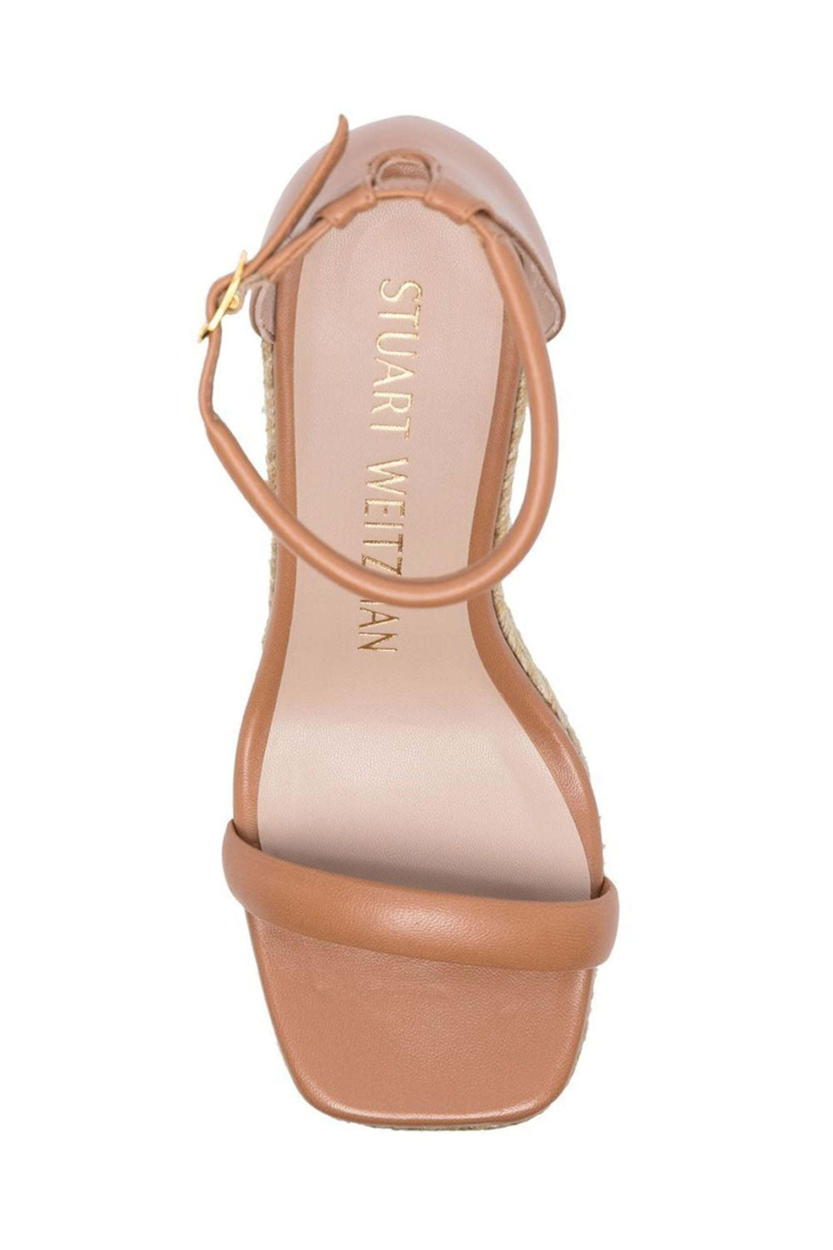Stuart Weitzman - Nudist Espadrille Wedge in Tan