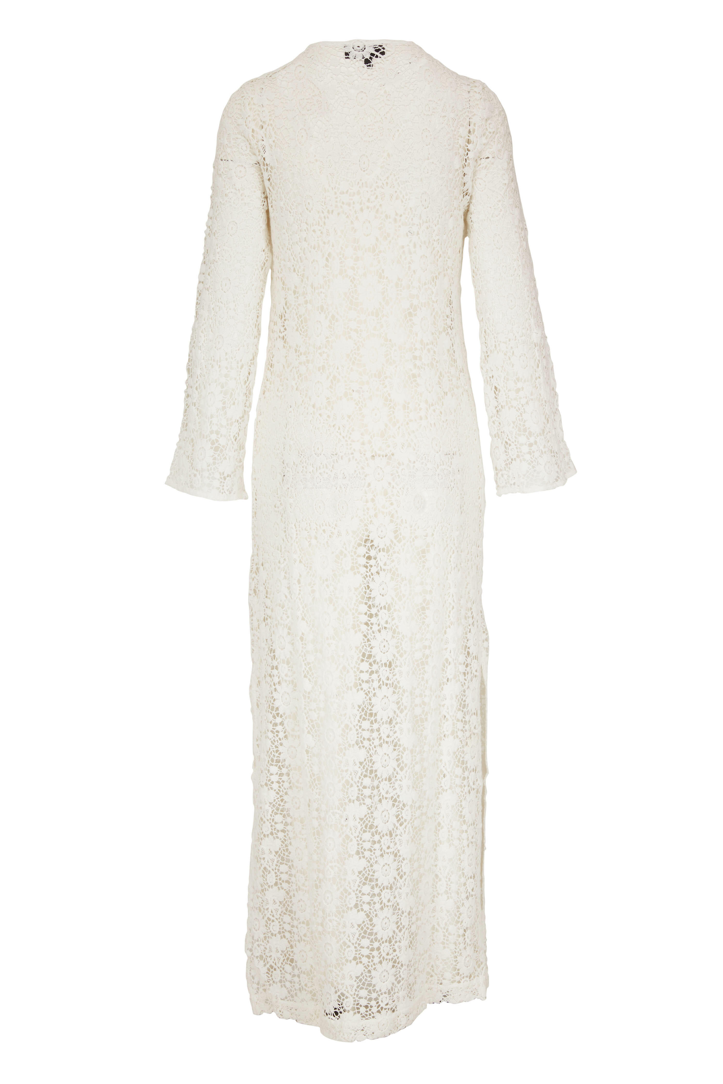 Nili Lotan - Della Ivory Lace Maxi Dress | Mitchell Stores