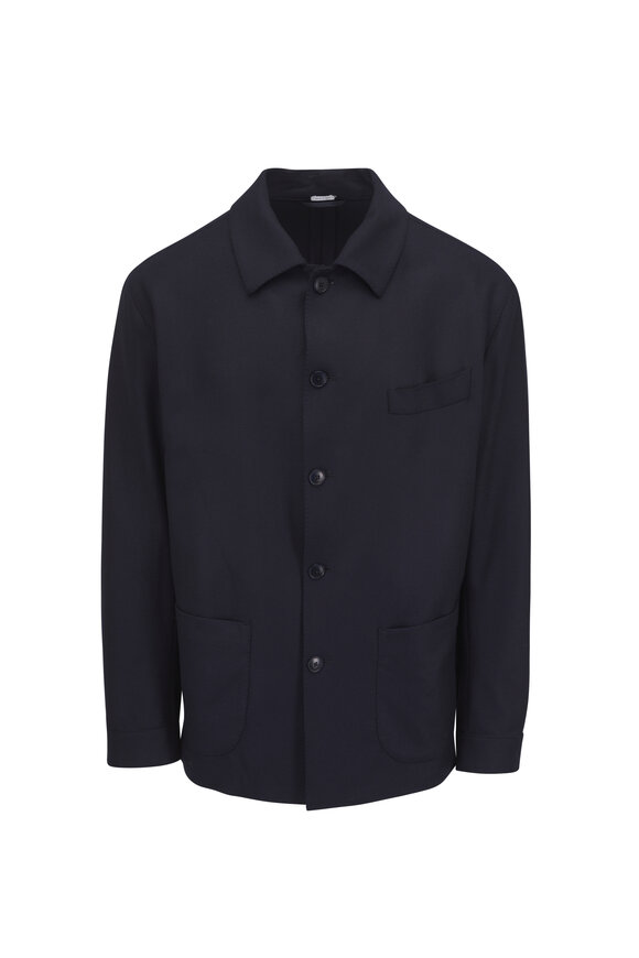Atelier Munro Navy Wool Jacket