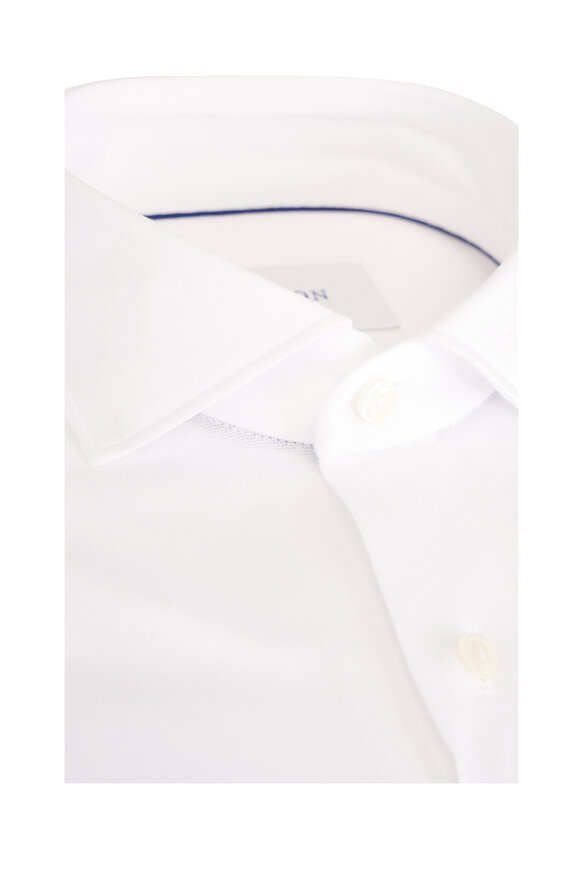Eton Filo Di Scozia White Cotton Dress Shirt - view 2