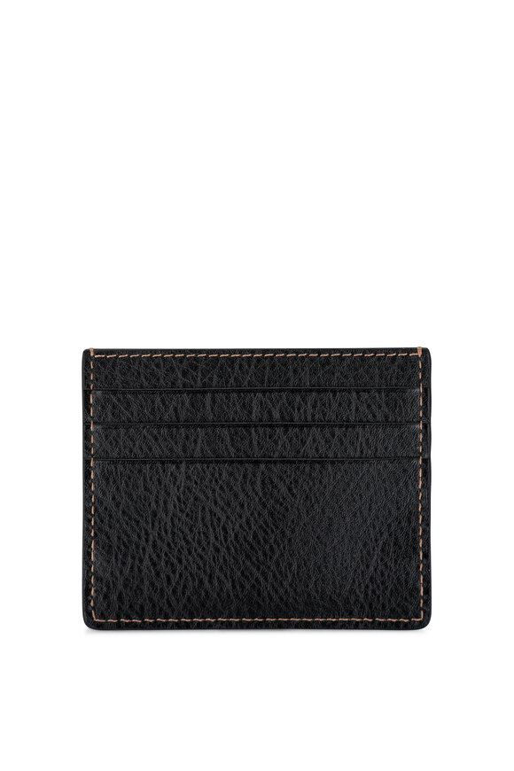 Shop Paul Smith Plain Leather Folding Wallet Logo Card Holders by