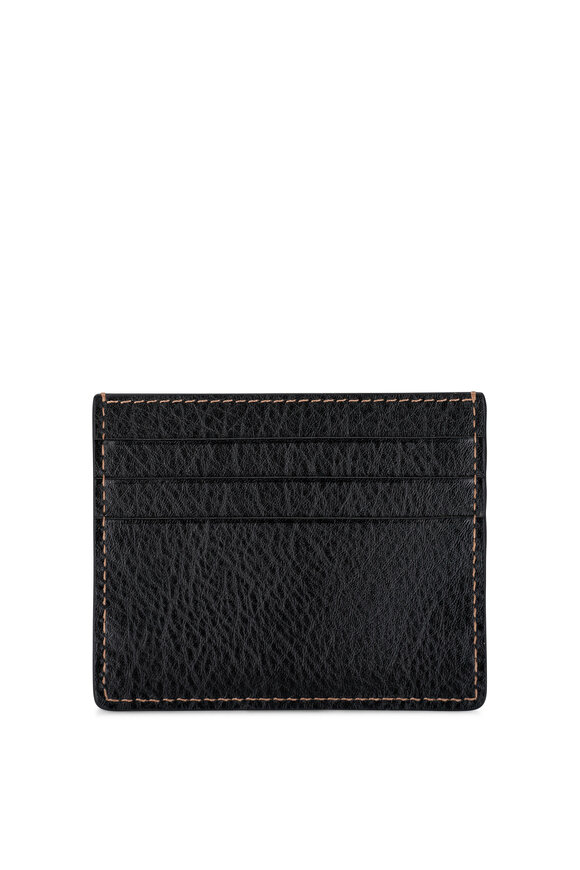 Brunello Cucinelli - Black Leather Cardholder