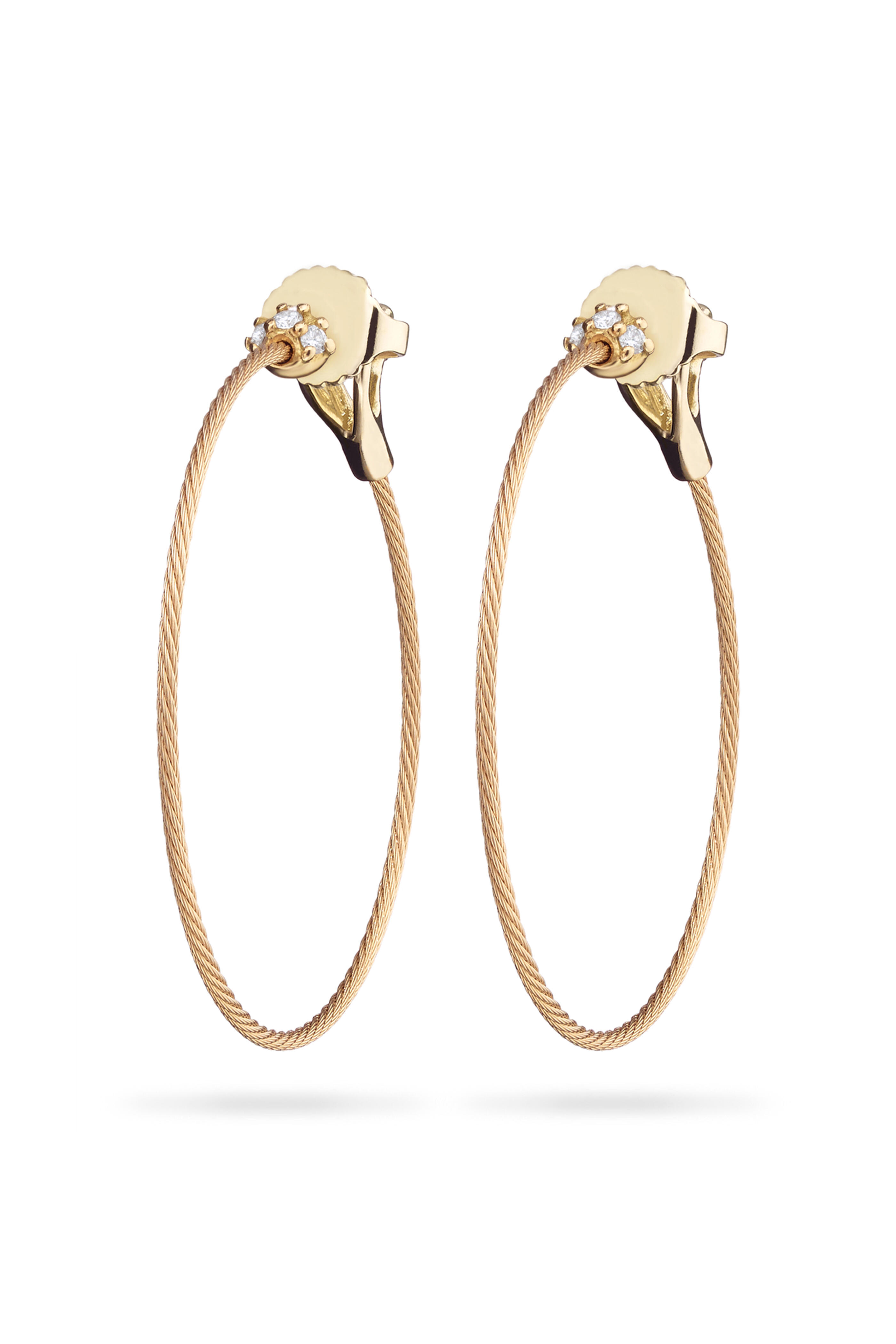 Paul Morelli - 18k Yellow Gold Unity Hoop Earring - view 1