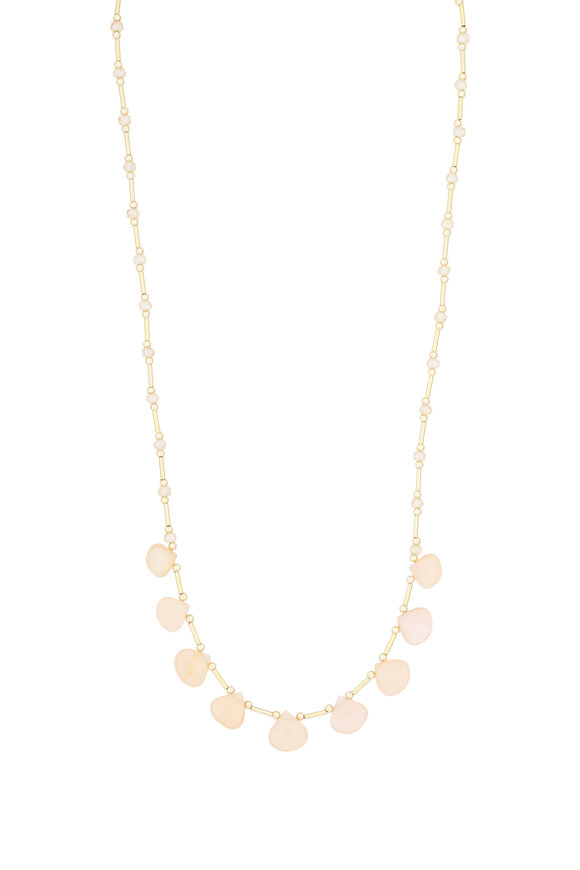 Cristina V. Moonstone Brio Bar Necklace - view 1