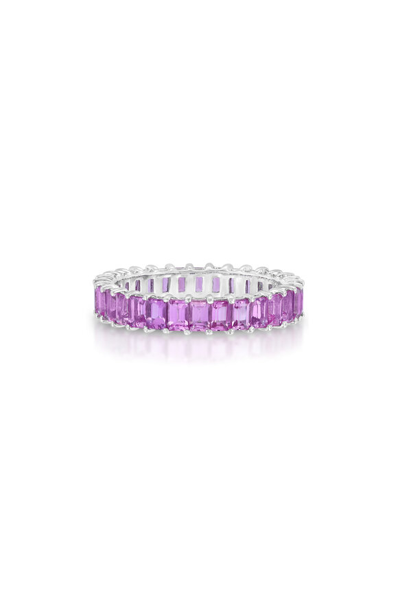 Nam Cho Basic Pink Sapphire Eternity Band