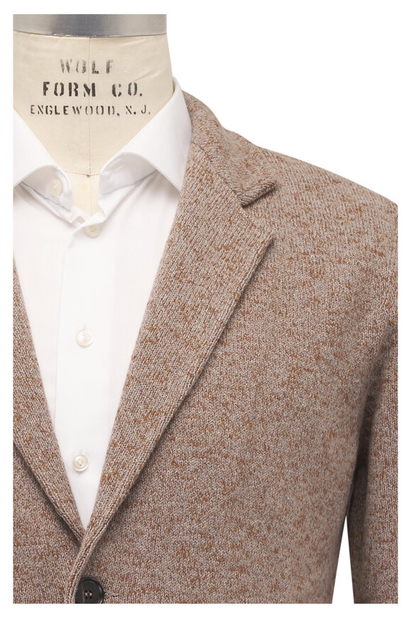 Maurizio Baldassari Brown Mouline Swacket