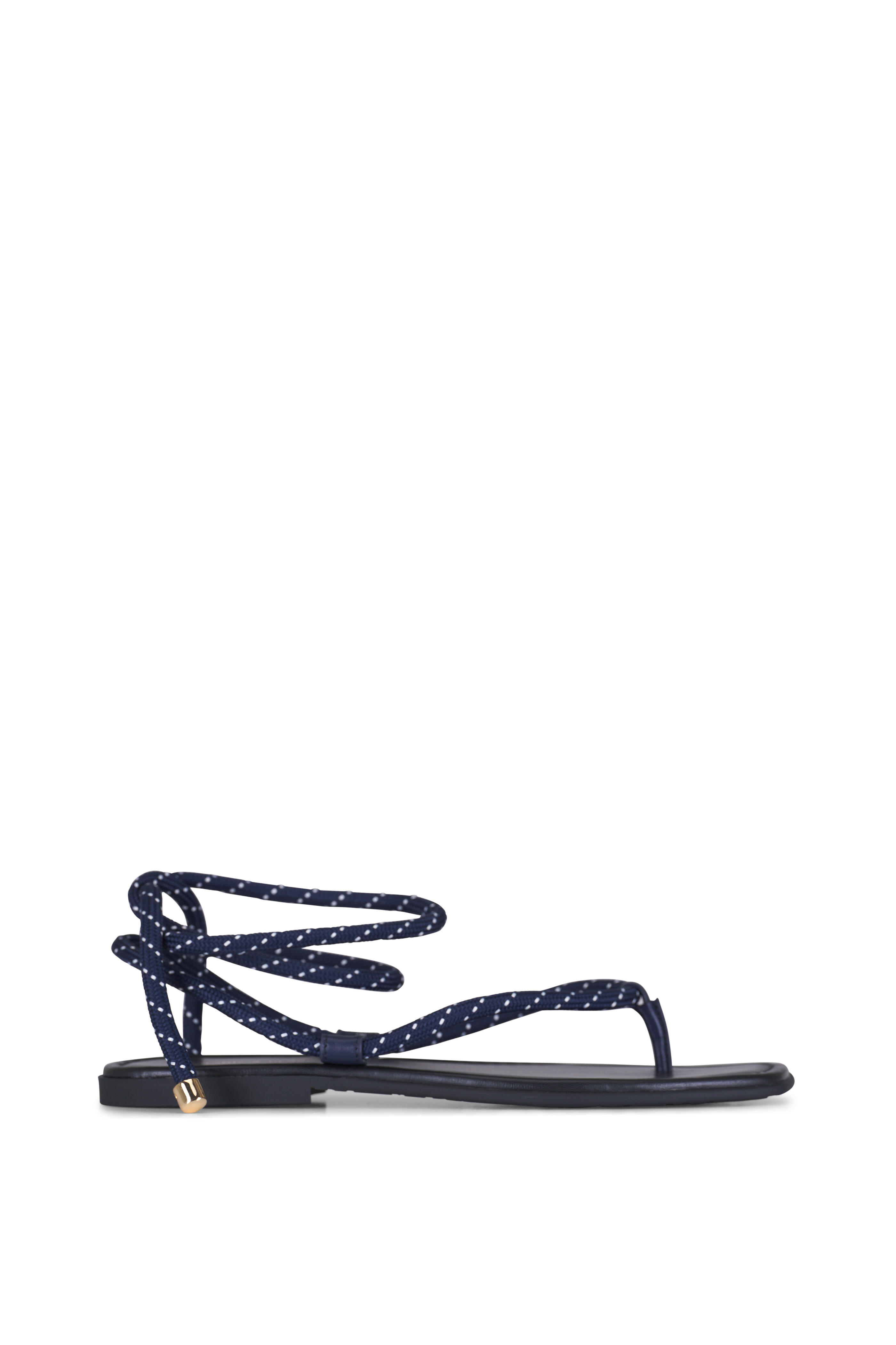 Veronica Beard - Carmina Cord Eclipse Wrap Sandal