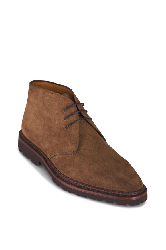 Bontoni - Desert Brown Suede Lug Sole Boot